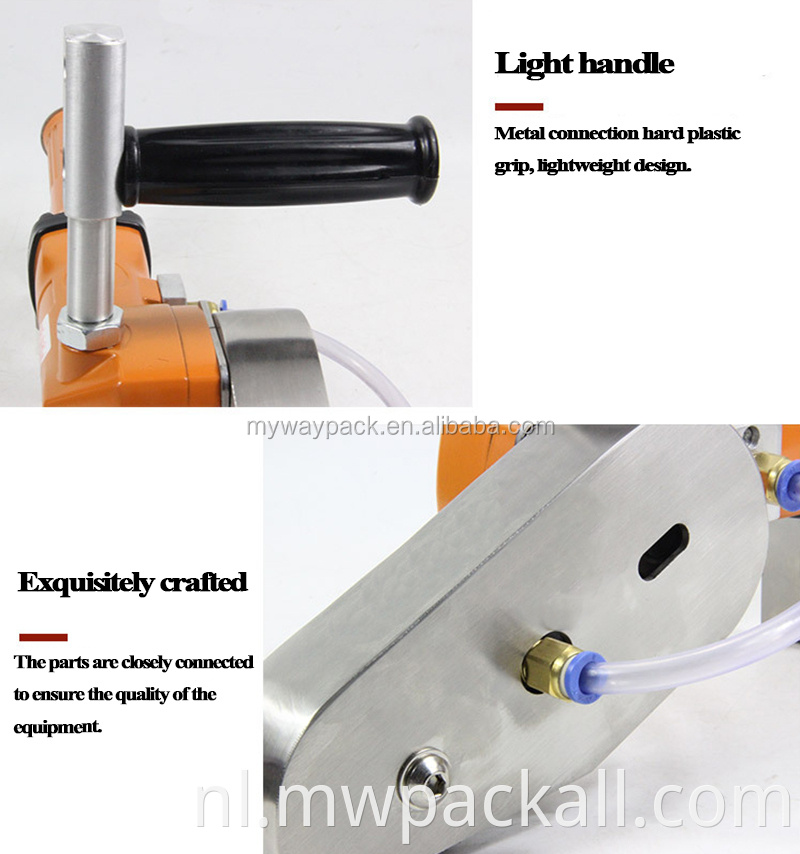 Pneumatische stroom karton papier handmatige stripmachine/kleine pneumatische afvalstripper
